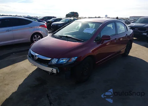 2010 Honda Civic Lx z USA, uszkodzony, nr VIN 2HGFA1F57AH587604